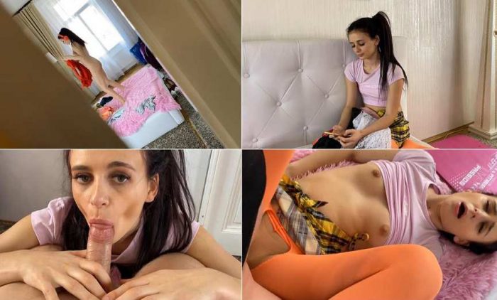  Stepsister turned out to be just a whore and spread her legs in front of her brother - Russian Family KateRich69 FullHD 1080p