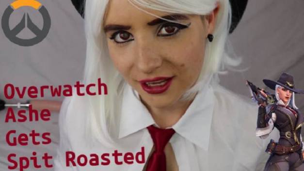 Rowen_oak – Overwatch Ashe Gets Spit Roasted FullHD 1080p