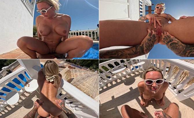 OnlyFans Jenna Hoskins - Poolside POV Fuck With Stepson FullHD
